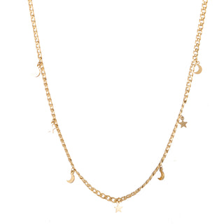 Go Dutch Label Ketting schakel maan ster