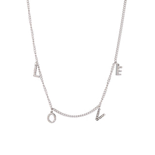 Go Dutch Label Collier Love with stones