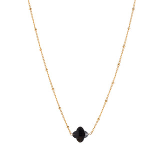Kopen zwart Go Dutch Label Collier klaver