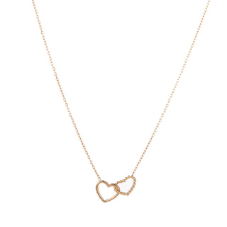 Go Dutch Label Collier dubbel hartje