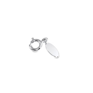 Koop silver Melano Ornaments Ornaments Tag Elipse (10MM)