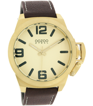 Oozoo Steel Watch braun-OS102 (46mm)
