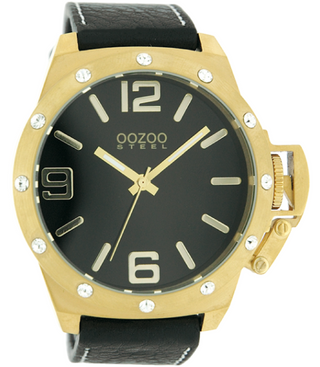 Oozoo Steel Watch black-OS129 (46mm)