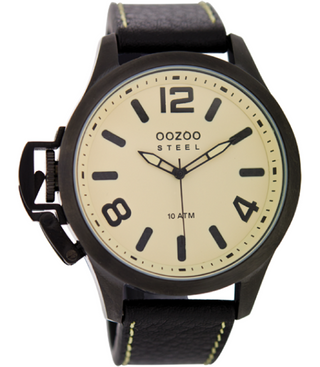 Oozoo Steel Watch black-OS342 (46mm)