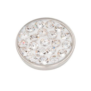 Kaufen silber iXXXi-Füllring oben, teilweise aus Kristallsteinen (7 mm)