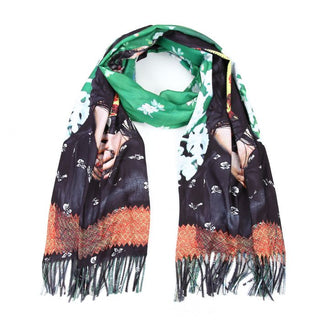 Bijoutheek Schal (Mode) Asiatische Blumen