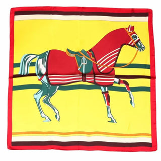 Kopen geel Bijoutheek Sjaal (Fashion) Vierkant Paard (70 x 70cm)