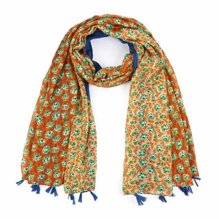 Koop blue Bijoutheek Scarf (Fashion) Tassels (90 x 180cm)