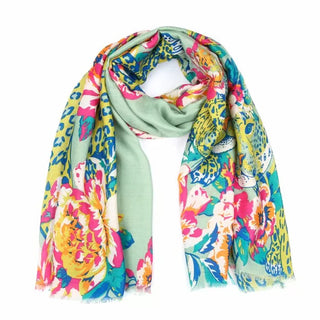 Koop green Bijoutheek Scarf (Fashion) Panther In Nature (90 x 180cm)