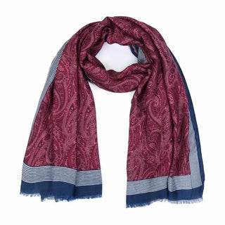 Koop fuchsia Bijoutheek Scarf (Fashion) Paisley (90 x 180cm)