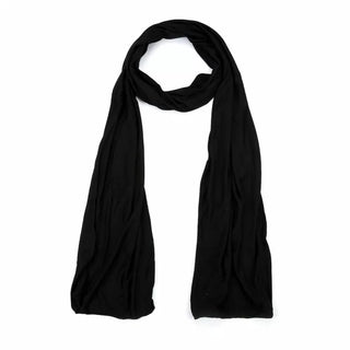 Kopen zwart Bijoutheek Sjaal (Fashion) Effen Dun (35cm x 200cm)