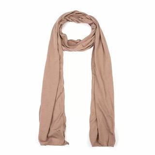 Kaufen hellbraun Bijoutheek-Schal (Mode), einfarbig, dünn (35 cm x 200 cm)