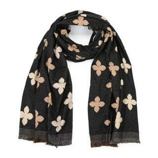 Koop black Bijoutheek Scarf (Fashion) clover (80x180cm)