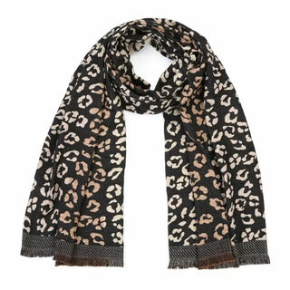 Koop black Bijoutheek Scarf (Fashion) leopard (80x180cm)