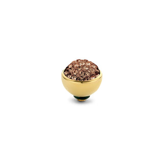 Kopen bruin Melano Twisted Shiney Steentje (6-8MM)