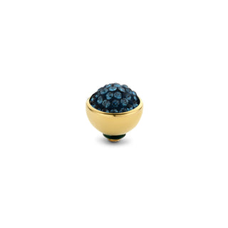 Kopen blauw Melano Twisted Shiney Steentje (6-8MM)
