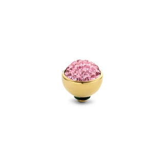 Kopen roze Melano Twisted Shiney Steentje (6-8MM)