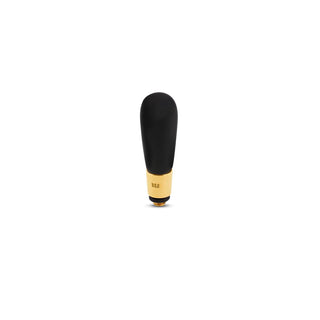 Kaufen schwarz Melano gedrehter Glastropfen (22MM)