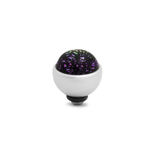 Koop silver Melano Twisted Meddy Shimmer Eggplant (8MM)