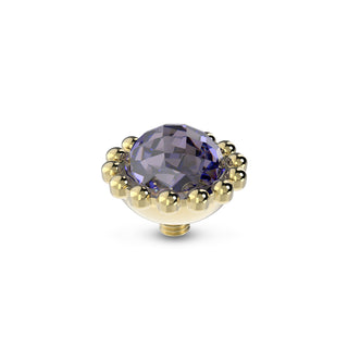 Koop purple Melano Twisted Bali Facet (8MM)