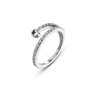 Koop silver Melano Twisted Ring Tamina (One Size)