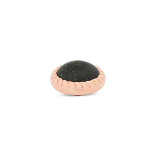 Melano Vivid Meddy Rope Green Goldstone (13MM)