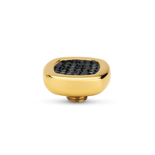 Koop black Melano Vivid Meddy Shiny Square VM43 (12MM)