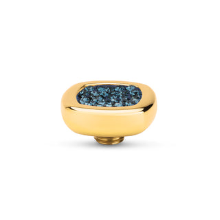 Koop blue Melano Vivid Meddy Shiny Square VM43 (12MM)