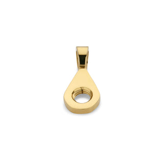 Kaufen gold Lebendiger Tropfenanhänger (18 mm)