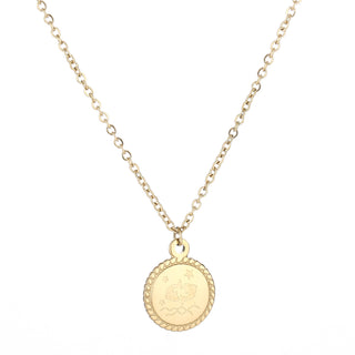 Horoscope necklace Pisces gold or silver