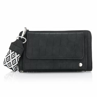 Koop black Bijoutheek Wallet Large Croco With Strap