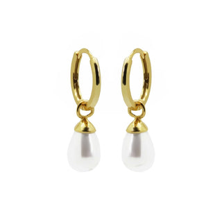 Karma Oorhangers Oorhangers pearl drop