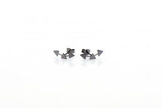 Karma symbols earring triples triangle