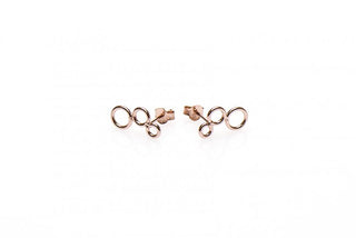 Karma Symbols Earring XL Spiral Rosé