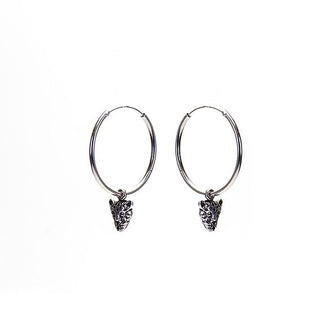 Karma Symbols oorbel Panther Hoops