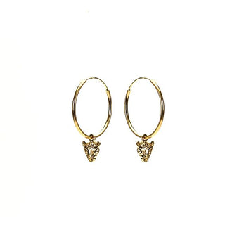 Karma Symbols oorbel Panther Hoops