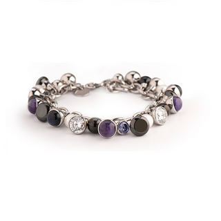 Melano Twisted armband Trish zilver (19CM)