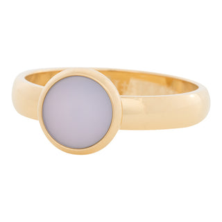 iXXXi invulring Roze Steen Goud 4mm