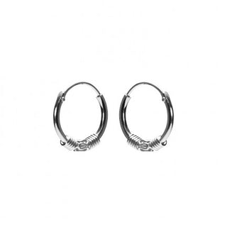Karma Bali Creolen Silber (12MM)