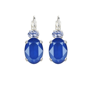 Kopen donker-blauw Camps & Camps oorhanger zilver 1A545