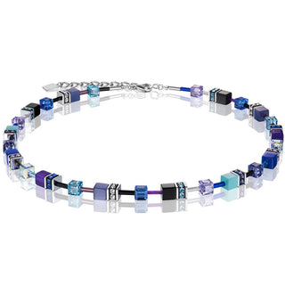 Coeur de Lion Geocube Ketting Blue