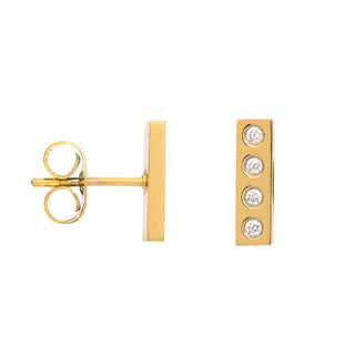 iXXXi Jewelry Stud earring design rectangle (10MM)