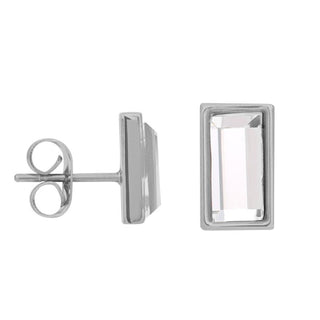 iXXXi Jewelry Stud earring design rectangle (10MM)