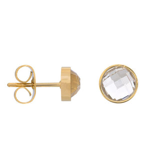 Kopen goud iXXXi Jewelry Oorknop ear studs expression circle (9MM)