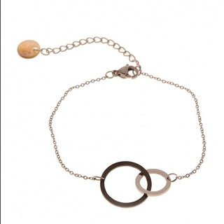 Go Dutch Label Armband Kreis Silber