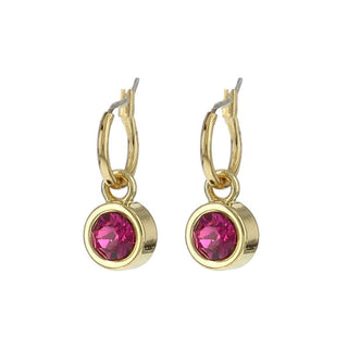 Kopen fuchsia BIBA Oorhangers goud (80313)