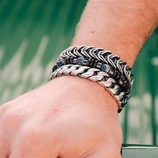 iXXXi Jewelry men's bracelet France silver (LENGTH: 20CM)
