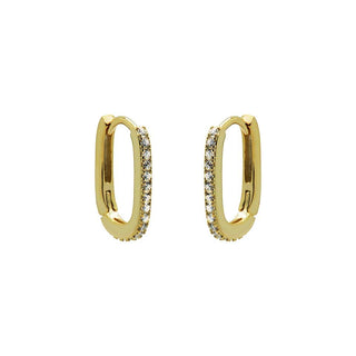 Karma Creolen oval gold