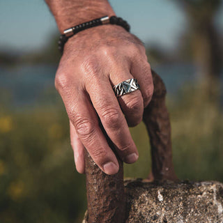 iXXXi Jewelry heren ring Zilver Hummer (Maat 20-23mm)