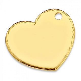 Mi Moneda-MMM QUEEN BEE TAG HEART 20MM 925 SILVER WITH SWAROVSKI CRYSTALS